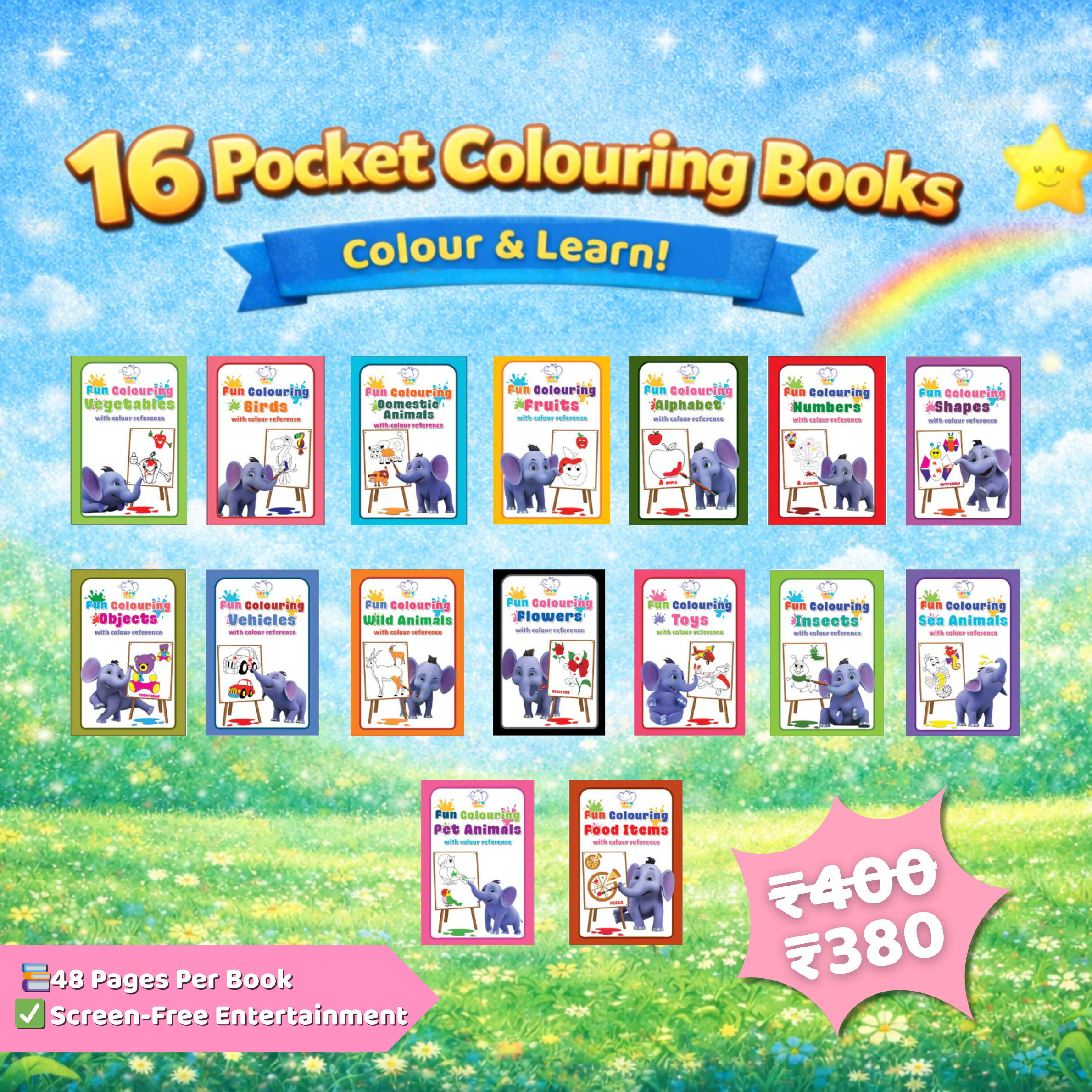 Appu Pocket Colouring Series