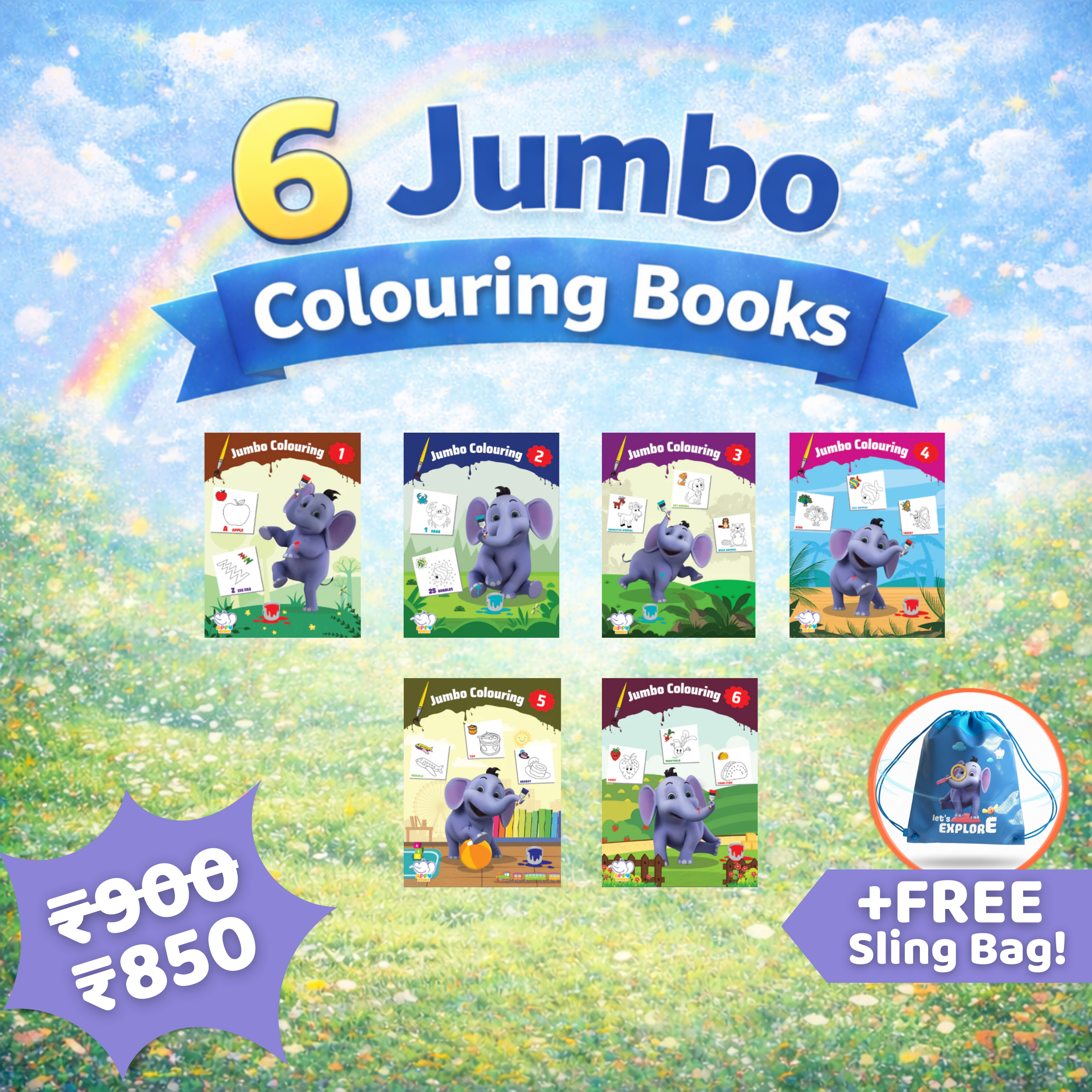 Appu Colouring Jumbo Series