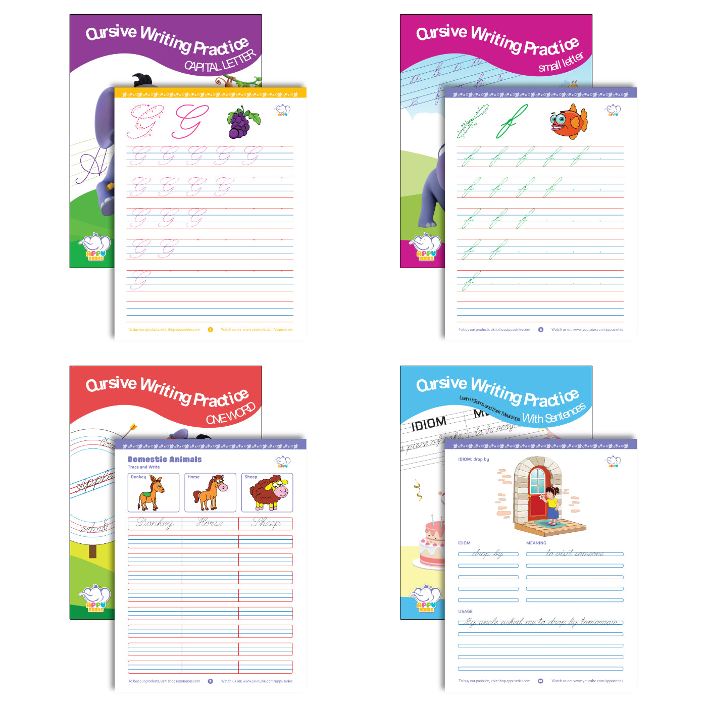 Appu Cursive Writing Books