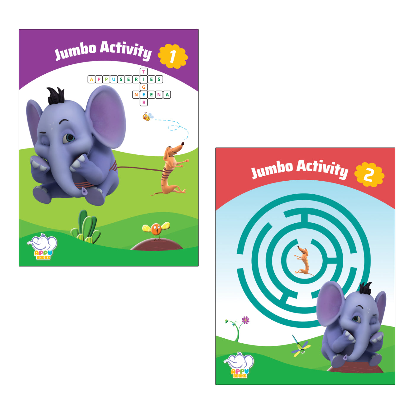 Appu Jumbo Activity Books - Combo Pack of 2
