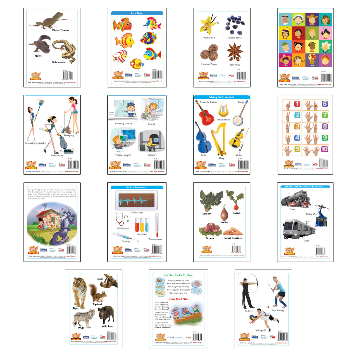 Appu Picture Books - Combo Pack of 15