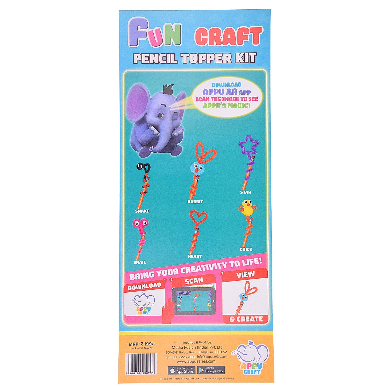 Fun Craft Pencil Topper Kit