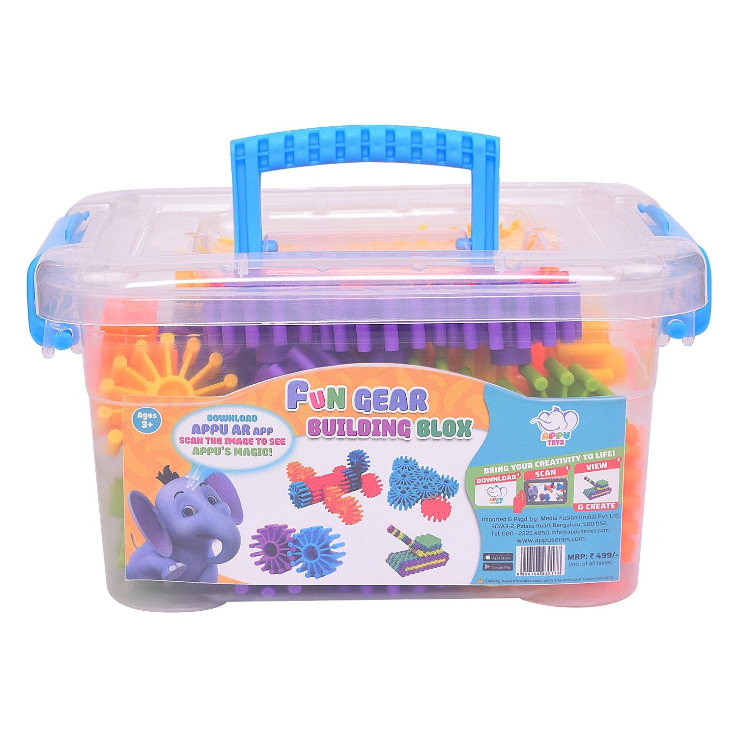 Fun Gear Building Blox (includes storage box)