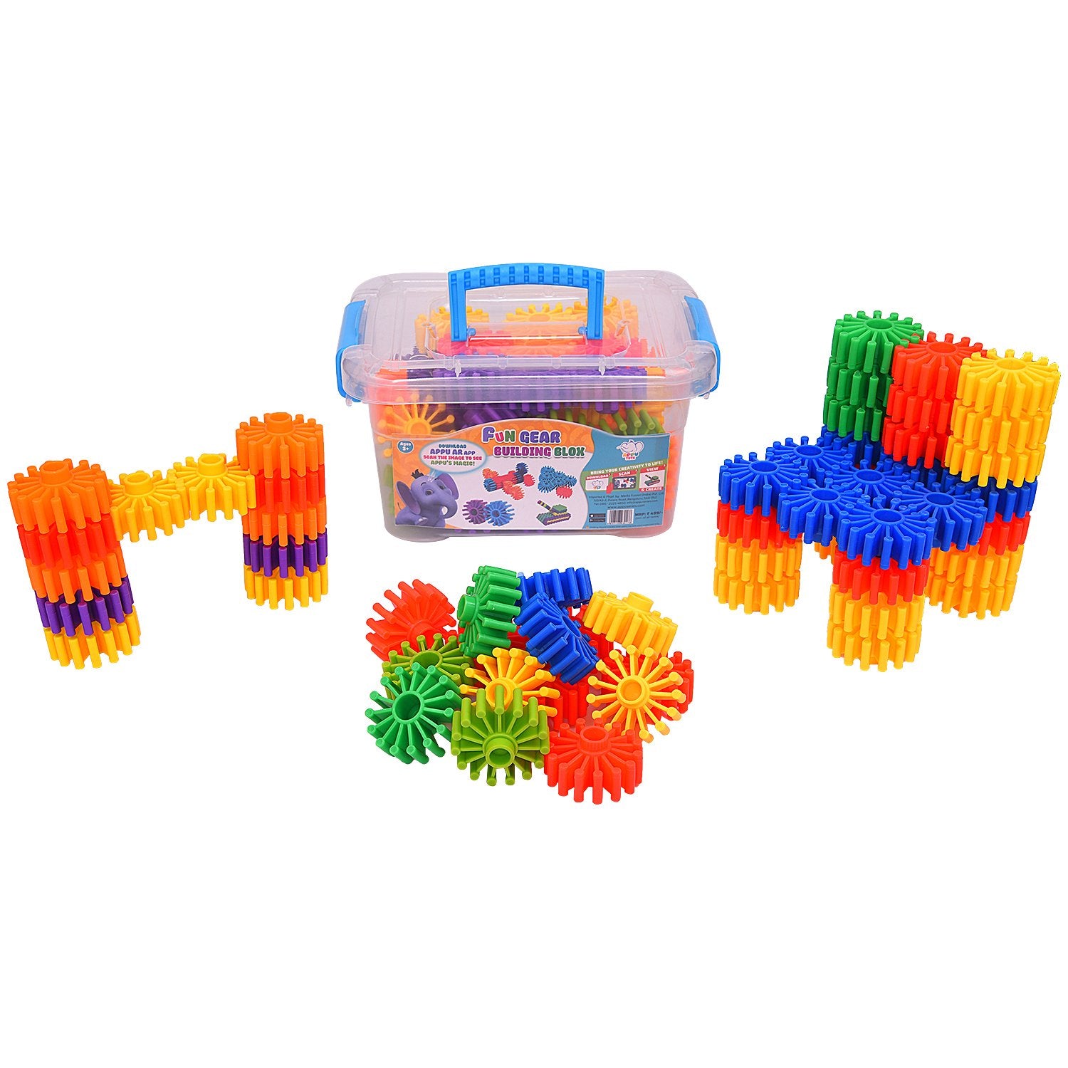 Fun Gear Building Blox (includes storage box)