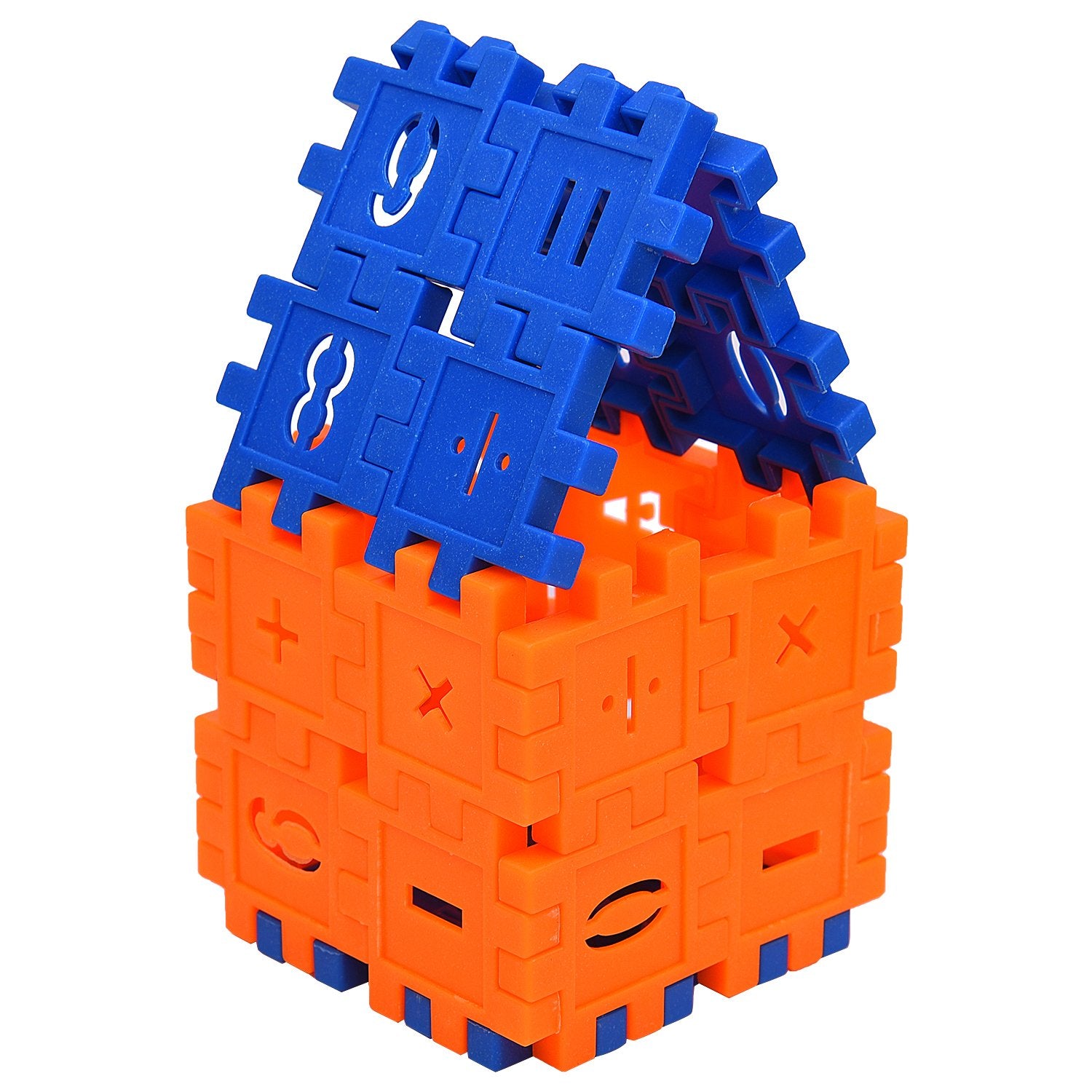 Fun Puzzle Building Blox (includes storage box)