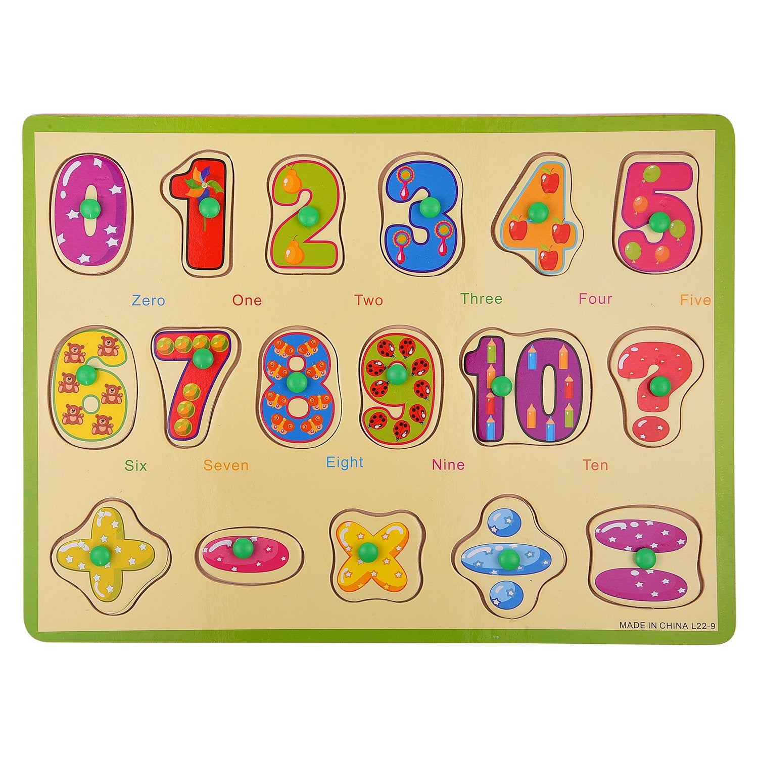 123 Puzzle - Wooden Numbers