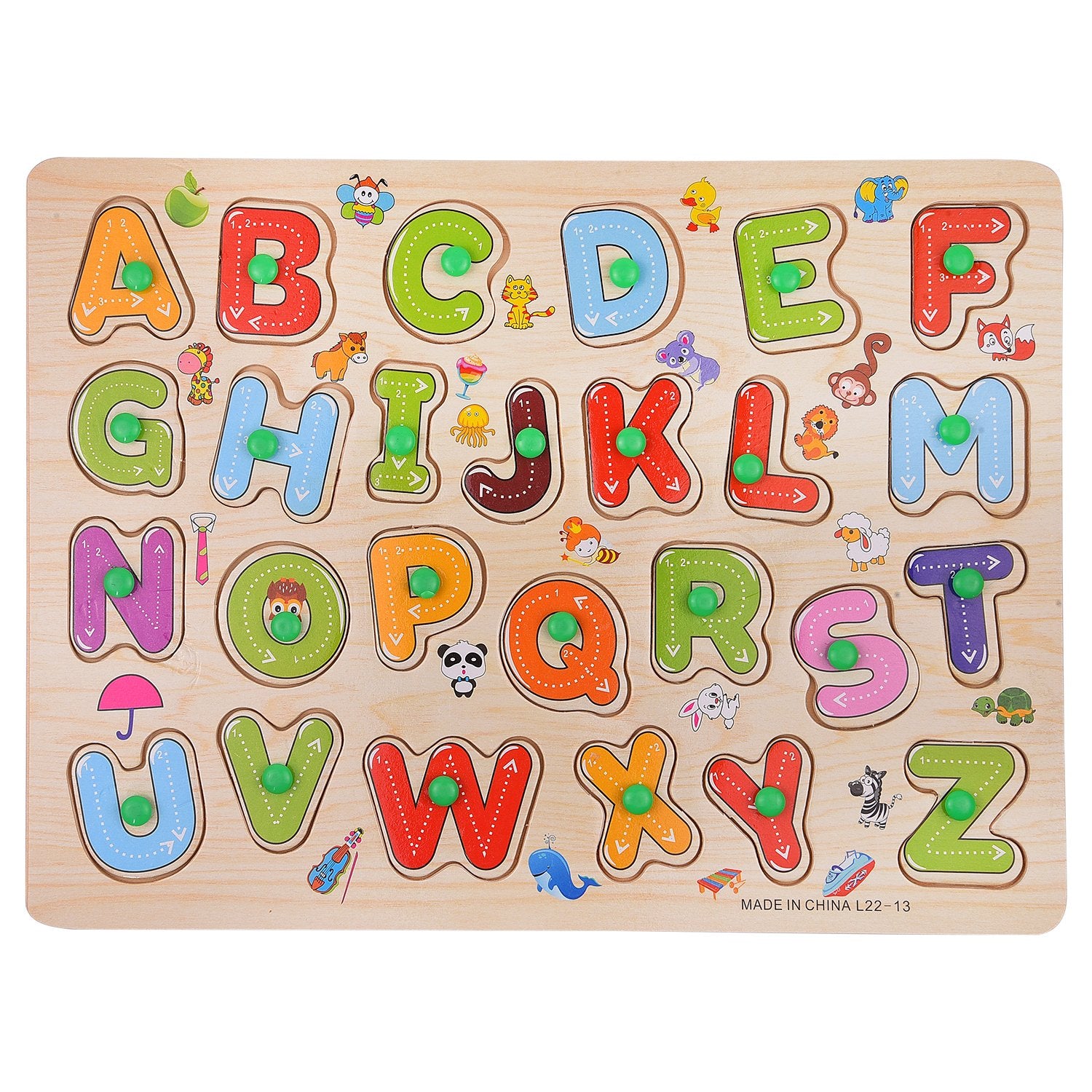 ABC Puzzle - Wooden Capital Letters